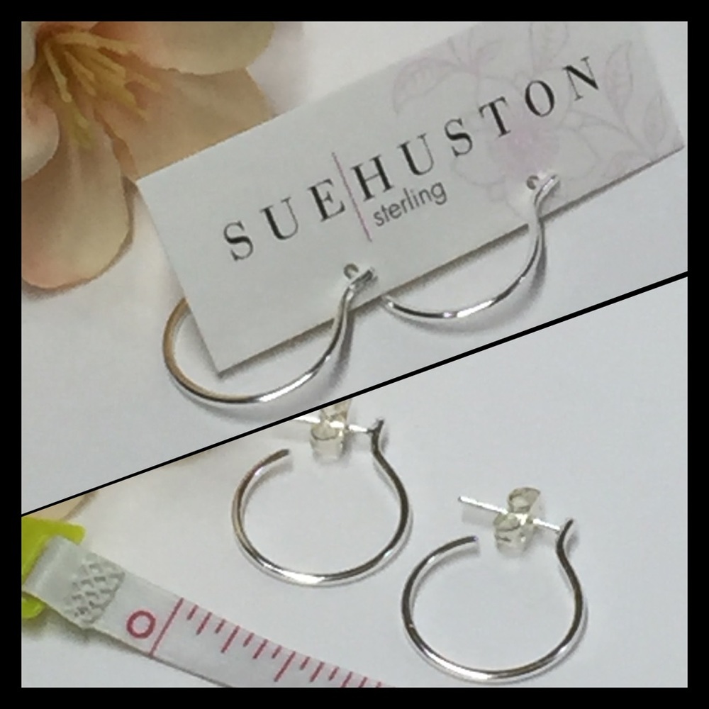 🆕❤️Sterling Silver Round Stud Earring